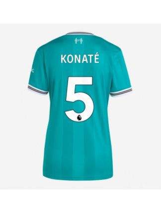 Ženski Nogometna dresi poceni Liverpool Ibrahima Konate #5 Tretji 2025-26 Kratek rokav