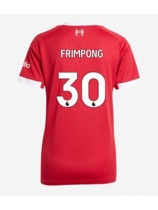 Ženski Nogometna dresi poceni Liverpool Jeremie Frimpong #30 Domači 2025-26 Kratek rokav