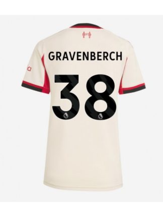 Ženski Nogometna dresi poceni Liverpool Ryan Gravenberch #38 Gostujoči 2025-26 Kratek rokav