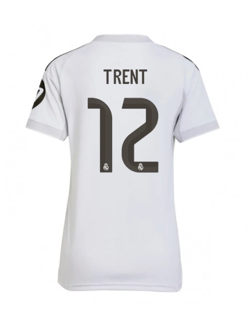 Ženski Nogometna dresi poceni Real Madrid Alexander-Arnold #12 Domači 2025-26 Kratek rokav