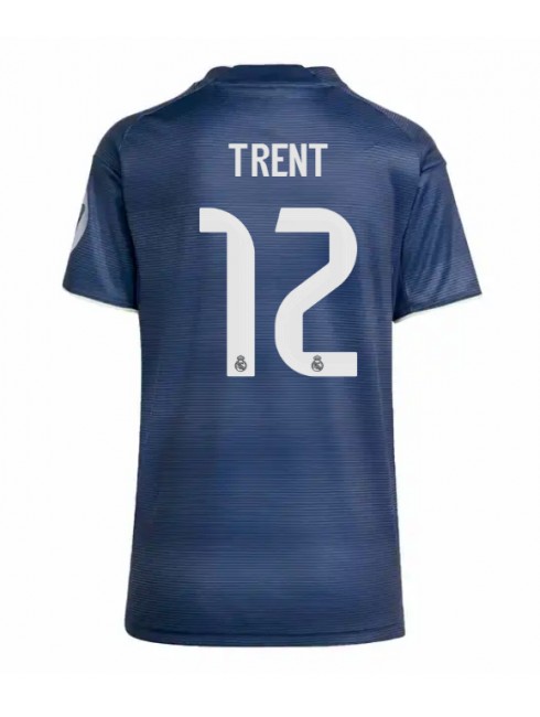 Ženski Nogometna dresi poceni Real Madrid Alexander-Arnold #12 Gostujoči 2025-26 Kratek rokav