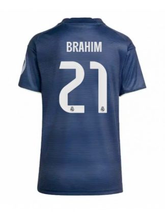 Ženski Nogometna dresi poceni Real Madrid Brahim Diaz #21 Gostujoči 2025-26 Kratek rokav