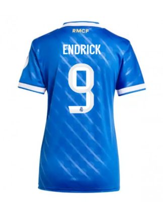 Ženski Nogometna dresi poceni Real Madrid Endrick #9 Tretji 2025-26 Kratek rokav