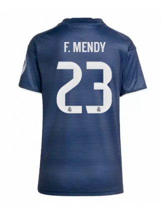 Ženski Nogometna dresi poceni Real Madrid Ferland Mendy #23 Gostujoči 2025-26 Kratek rokav