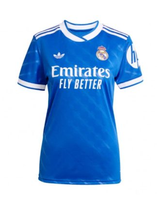 Ženski Nogometna dresi poceni Real Madrid Tretji 2025-26 Kratek rokav