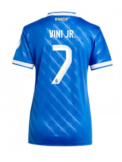 Ženski Nogometna dresi poceni Real Madrid Vinicius Junior #7 Tretji 2025-26 Kratek rokav