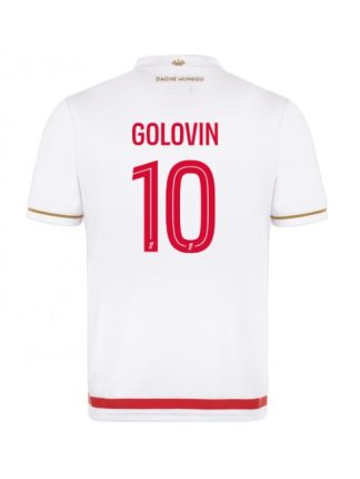 Moški Nogometna dresi poceni AS Monaco Aleksandr Golovin #10 Domači 2025-26 Kratek rokav