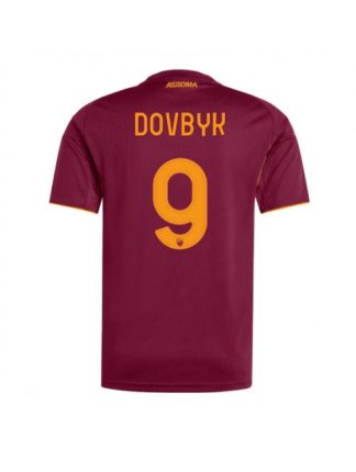 Moški Nogometna dresi poceni AS Roma Artem Dovbyk #9 Domači 2025-26 Kratek rokav