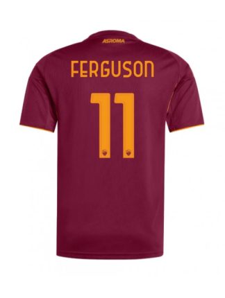 Moški Nogometna dresi poceni AS Roma Evan Ferguson #11 Domači 2025-26 Kratek rokav