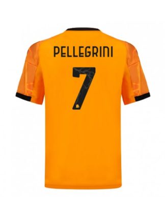 Moški Nogometna dresi poceni AS Roma Lorenzo Pellegrini #7 Gostujoči 2025-26 Kratek rokav