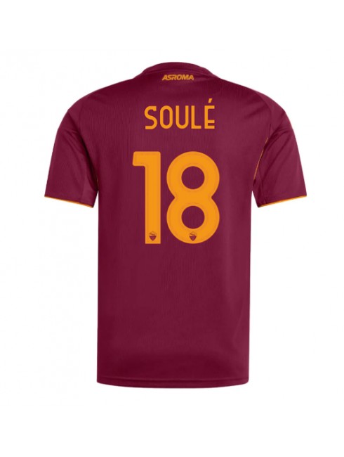 Moški Nogometna dresi poceni AS Roma Matias Soule #18 Domači 2025-26 Kratek rokav