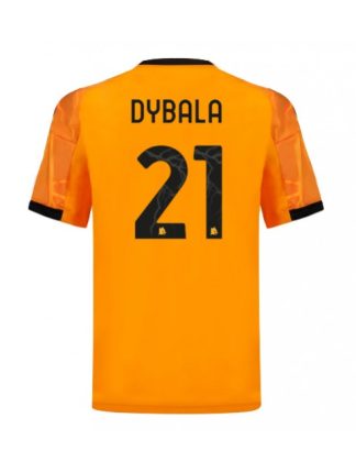 Moški Nogometna dresi poceni AS Roma Paulo Dybala #21 Gostujoči 2025-26 Kratek rokav