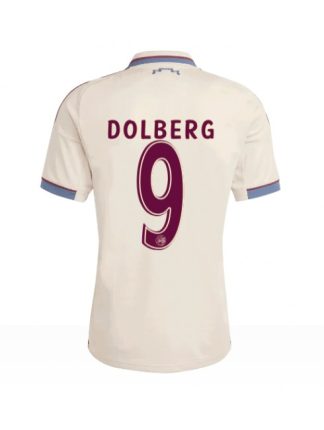 Moški Nogometna dresi poceni Ajax Kasper Dolberg #9 Tretji 2025-26 Kratek rokav