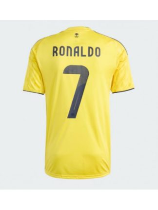 Moški Nogometna dresi poceni Al-Nassr Cristiano Ronaldo #7 Domači 2025-26 Kratek rokav