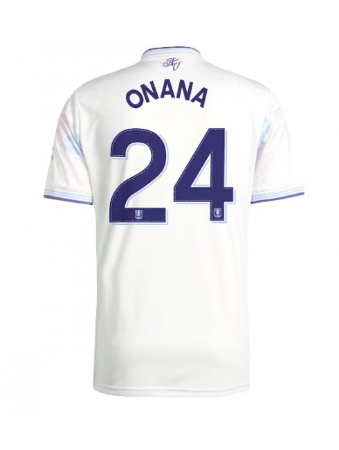 Moški Nogometna dresi poceni Aston Villa Amadou Onana #24 Tretji 2025-26 Kratek rokav