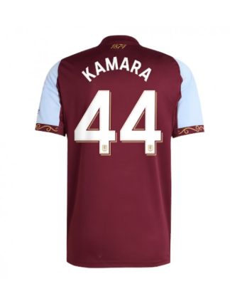 Moški Nogometna dresi poceni Aston Villa Boubacar Kamara #44 Domači 2025-26 Kratek rokav