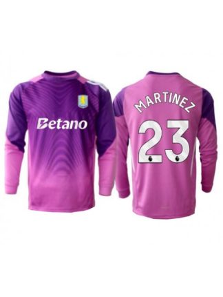 Moški Nogometna dresi poceni Aston Villa Emiliano Martinez #23 Vratar Tretji 2025-26 Dolgi rokav