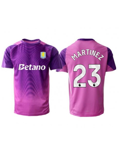 Moški Nogometna dresi poceni Aston Villa Emiliano Martinez #23 Vratar Tretji 2025-26 Kratek rokav