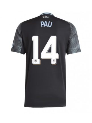 Moški Nogometna dresi poceni Aston Villa Pau Torres #14 Gostujoči 2025-26 Kratek rokav