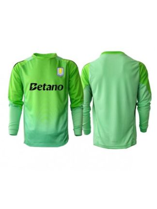 Moški Nogometna dresi poceni Aston Villa Vratar Gostujoči 2025-26 Dolgi rokav