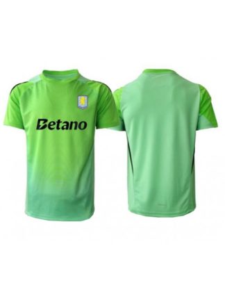 Moški Nogometna dresi poceni Aston Villa Vratar Gostujoči 2025-26 Kratek rokav