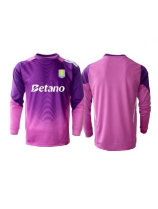 Moški Nogometna dresi poceni Aston Villa Vratar Tretji 2025-26 Dolgi rokav