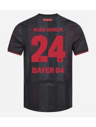 Moški Nogometna dresi poceni Bayer Leverkusen Aleix Garcia #24 Gostujoči 2025-26 Kratek rokav