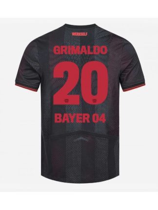 Moški Nogometna dresi poceni Bayer Leverkusen Alejandro Grimaldo #20 Domači 2025-26 Kratek rokav
