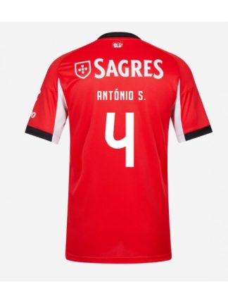 Moški Nogometna dresi poceni Benfica Antonio Silva #4 Domači 2025-26 Kratek rokav