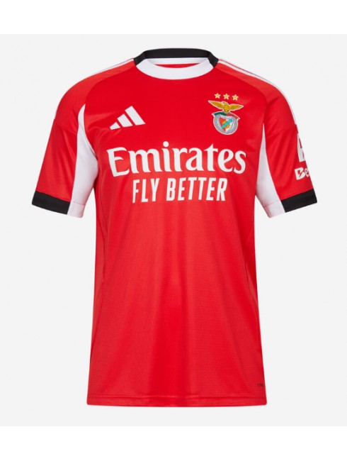 Moški Nogometna dresi poceni Benfica Fredrik Aursnes #8 Domači 2025-26 Kratek rokav 2 Moški Nogometna dresi poceni Benfica Fredrik Aursnes #8 Domači 2025-26 Kratek rokav 2