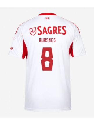 Moški Nogometna dresi poceni Benfica Fredrik Aursnes #8 Tretji 2025-26 Kratek rokav