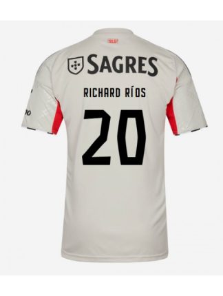 Moški Nogometna dresi poceni Benfica Richard Rios #20 Gostujoči 2025-26 Kratek rokav