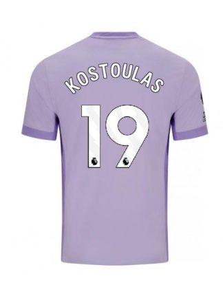 Moški Nogometna dresi poceni Brighton Charalampos Kostoulas #19 Gostujoči 2025-26 Kratek rokav