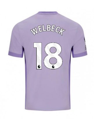 Moški Nogometna dresi poceni Brighton Danny Welbeck #18 Gostujoči 2025-26 Kratek rokav
