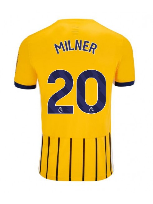 Moški Nogometna dresi poceni Brighton James Milner #20 Tretji 2025-26 Kratek rokav Moški Nogometna dresi poceni Brighton James Milner #20 Tretji 2025-26 Kratek rokav