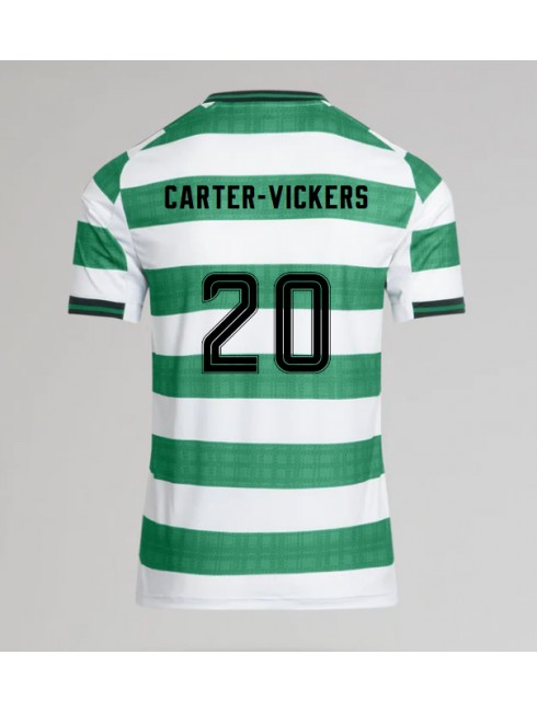 Moški Nogometna dresi poceni Celtic Cameron Carter-Vickers #20 Domači 2025-26 Kratek rokav Moški Nogometna dresi poceni Celtic Cameron Carter-Vickers #20 Domači 2025-26 Kratek rokav