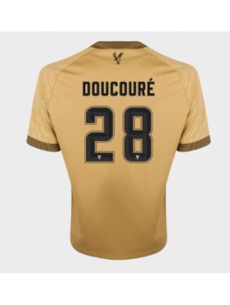 Moški Nogometna dresi poceni Crystal Palace Cheick Doucoure #28 Gostujoči 2025-26 Kratek rokav
