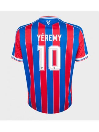 Moški Nogometna dresi poceni Crystal Palace Yeremy Pino #10 Domači 2025-26 Kratek rokav