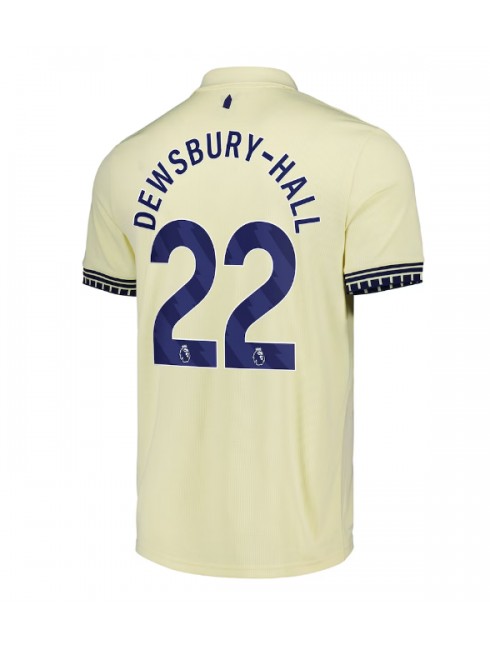 Moški Nogometna dresi poceni Everton Kiernan Dewsbury-Hall #22 Gostujoči 2025-26 Kratek rokav