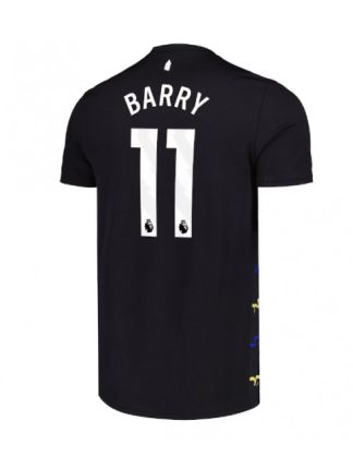 Moški Nogometna dresi poceni Everton Thierno Barry #11 Tretji 2025-26 Kratek rokav
