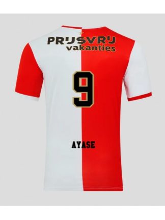 Moški Nogometna dresi poceni Feyenoord Ayase Ueda #9 Domači 2025-26 Kratek rokav