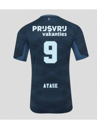 Moški Nogometna dresi poceni Feyenoord Ayase Ueda #9 Gostujoči 2025-26 Kratek rokav