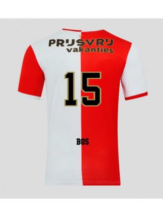 Moški Nogometna dresi poceni Feyenoord Jordan Bos #15 Domači 2025-26 Kratek rokav