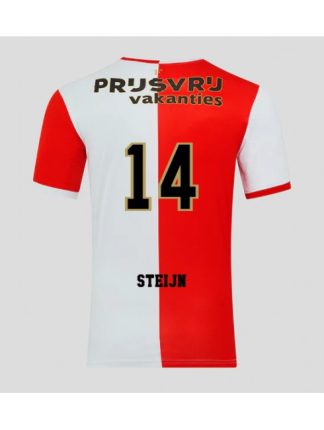 Moški Nogometna dresi poceni Feyenoord Sem Steijn #14 Domači 2025-26 Kratek rokav