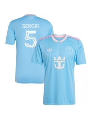 Moški Nogometna dresi poceni Inter Miami Sergio Busquets #5 Tretji 2025-26 Kratek rokav