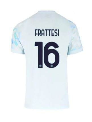 Moški Nogometna dresi poceni Inter Milan Davide Frattesi #16 Gostujoči 2025-26 Kratek rokav