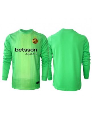 Moški Nogometna dresi poceni Inter Milan Vratar Tretji 2025-26 Dolgi rokav