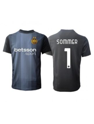 Moški Nogometna dresi poceni Inter Milan Yann Sommer #1 Vratar Domači 2025-26 Kratek rokav