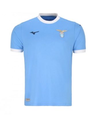 Moški Nogometna dresi poceni Lazio Domači 2025-26 Kratek rokav