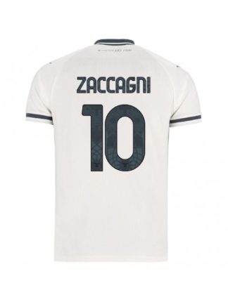 Moški Nogometna dresi poceni Lazio Mattia Zaccagni #10 Gostujoči 2025-26 Kratek rokav